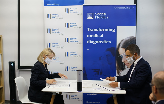 EBI pożyczy do 10 mln euro Scope Fluidics na opracowanie sprzętu diagnostycznego w zakresie