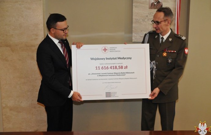 Ponad 11 mln zł dla WIM na stworzenie Centrum Wsparcia Badań Klinicznych