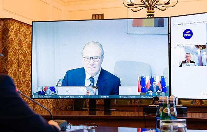 Spotkanie Prezesa AstraZeneca z Premierem, Ministrem Zdrowia oraz Prezesem Agencji Badań Me