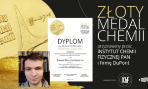 Znamy zwycięzcę 11. edycji konkursu Złoty Medal Chemii 2021