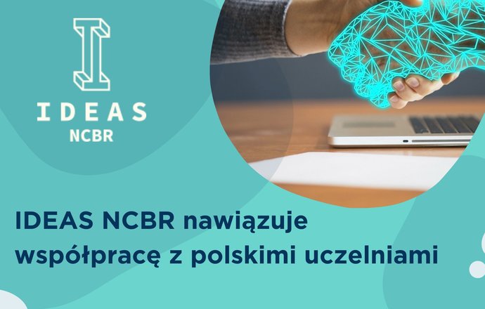 IDEAS NCBR nawiązuje współpracę z pierwszą uczelnią