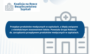 Powstała Grupa Robocza ds. zarządzania przepływem produktów medycznych w szpitalach w ramac