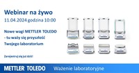 Nowe wagi METTLER TOLEDO - tu waży się przyszłość Twojego laboratorium