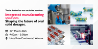 Integrated manufacturing solutions. Shaping the future of oral solid dosages
