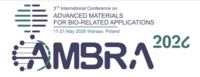 3rd International Conference on ADVANCED MATERIALS FOR BIO-RELATED APPLICATIONS - AMBRA