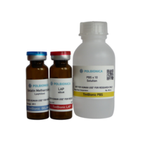 Metakrylowana żelatyna GELMA 80 (1g), fotoinicjator LAP 405 (100mg), PBS (100ml)